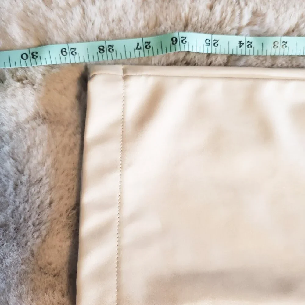 PRINCESS POLLY Beige Faux Leather LOVE CLUB Size 6 - Picture 6 of 10